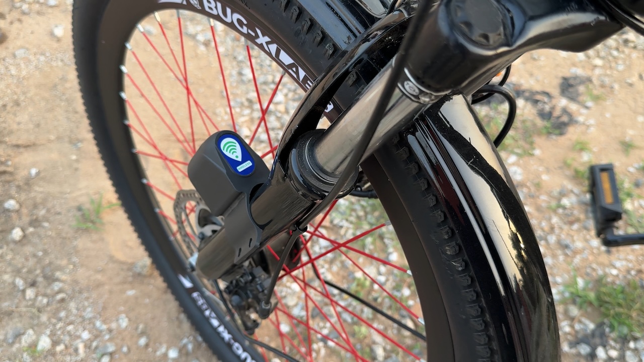 E-bike rider background
