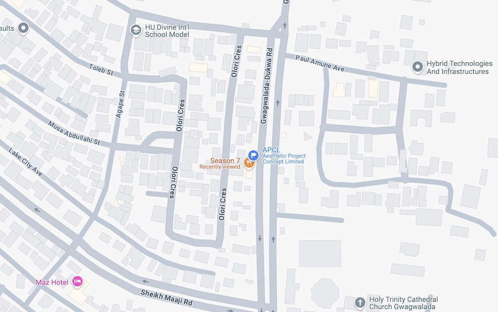 Abuja, Nigeria Map
